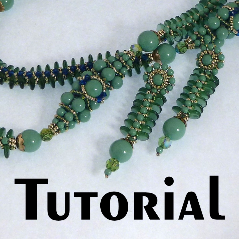 TUTORIAL Spinal Tap Beaded Bead Rope and Earrings Mikki Ferrugiaro